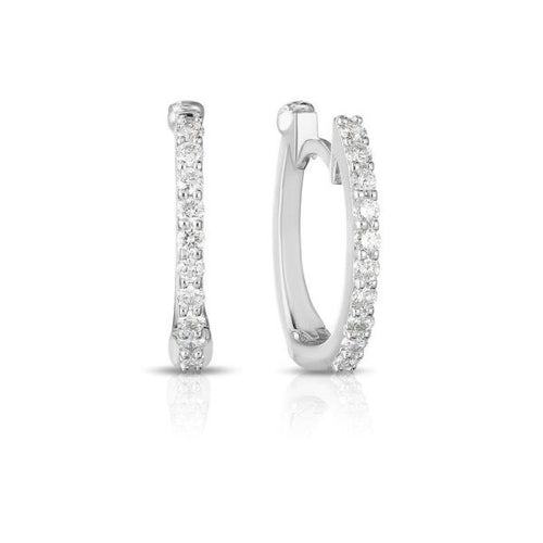Diamond Huggy Hoops
