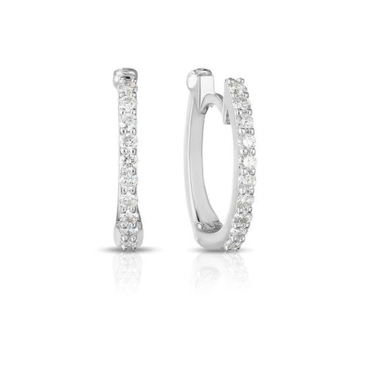 Diamond Huggy Hoops