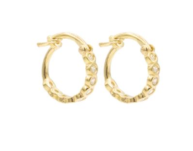 Chloe Diamond Hoops