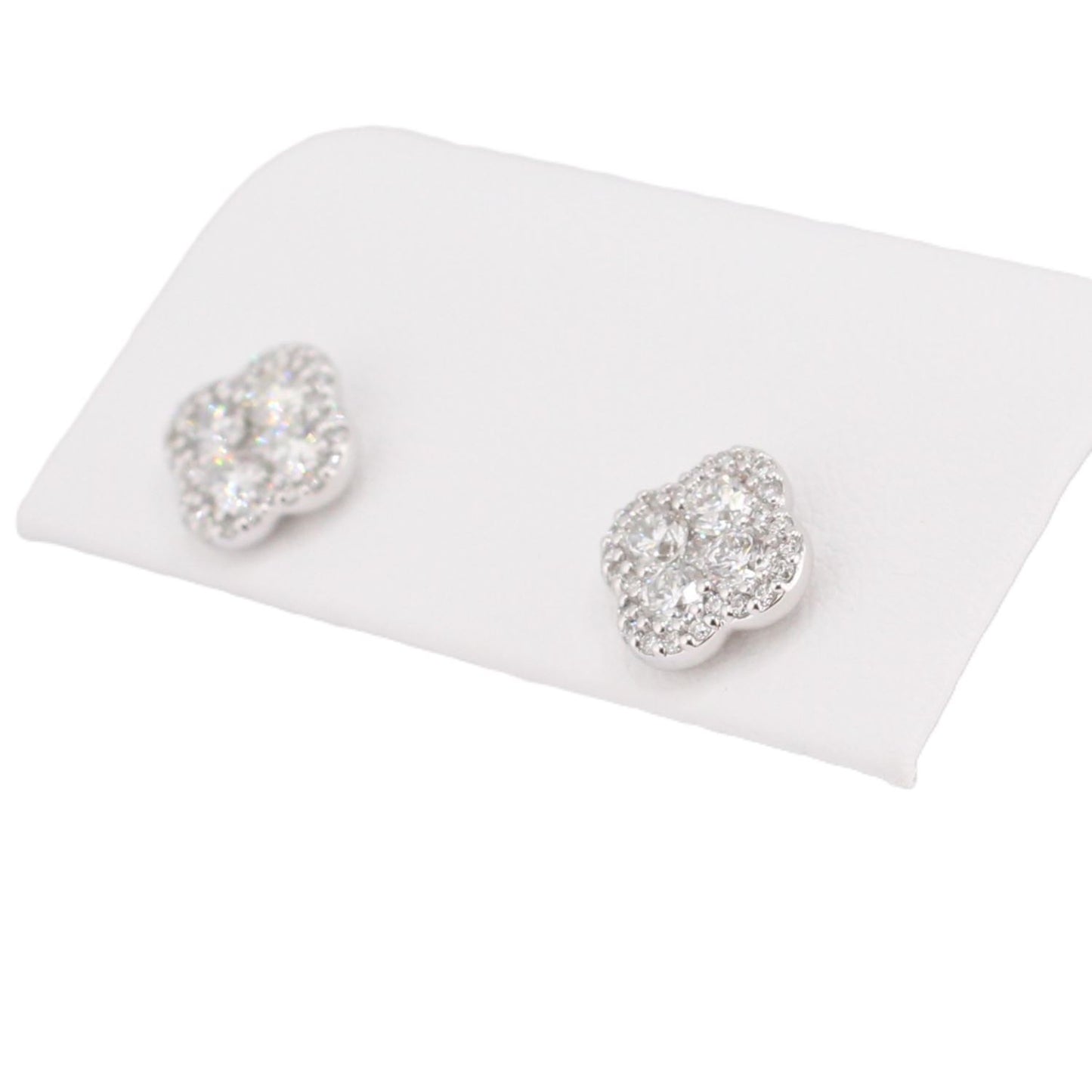 Diamond Cluster Earrings