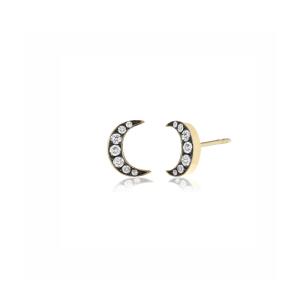 Amuleti Crescent Motif Studs