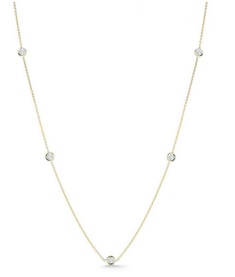 Diamonds By The Inch 5 Station Necklace