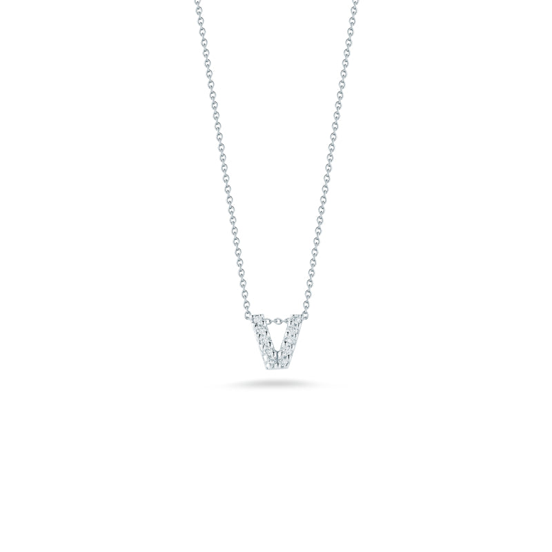 Tiny Treasures Diamond Love Letter "V"