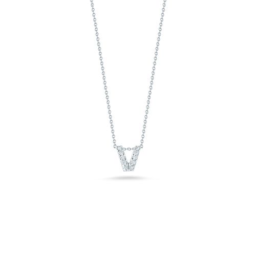 Tiny Treasures Diamond Love Letter "V"