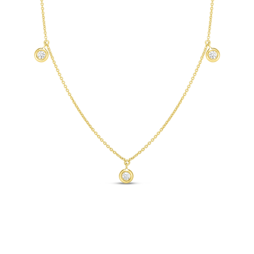 Diamonds by the Inch Dangling 3-Station Necklace
