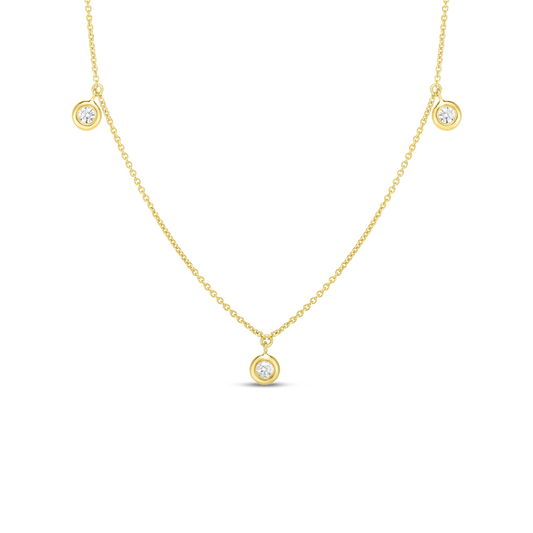 Diamonds by the Inch Dangling 3-Station Necklace