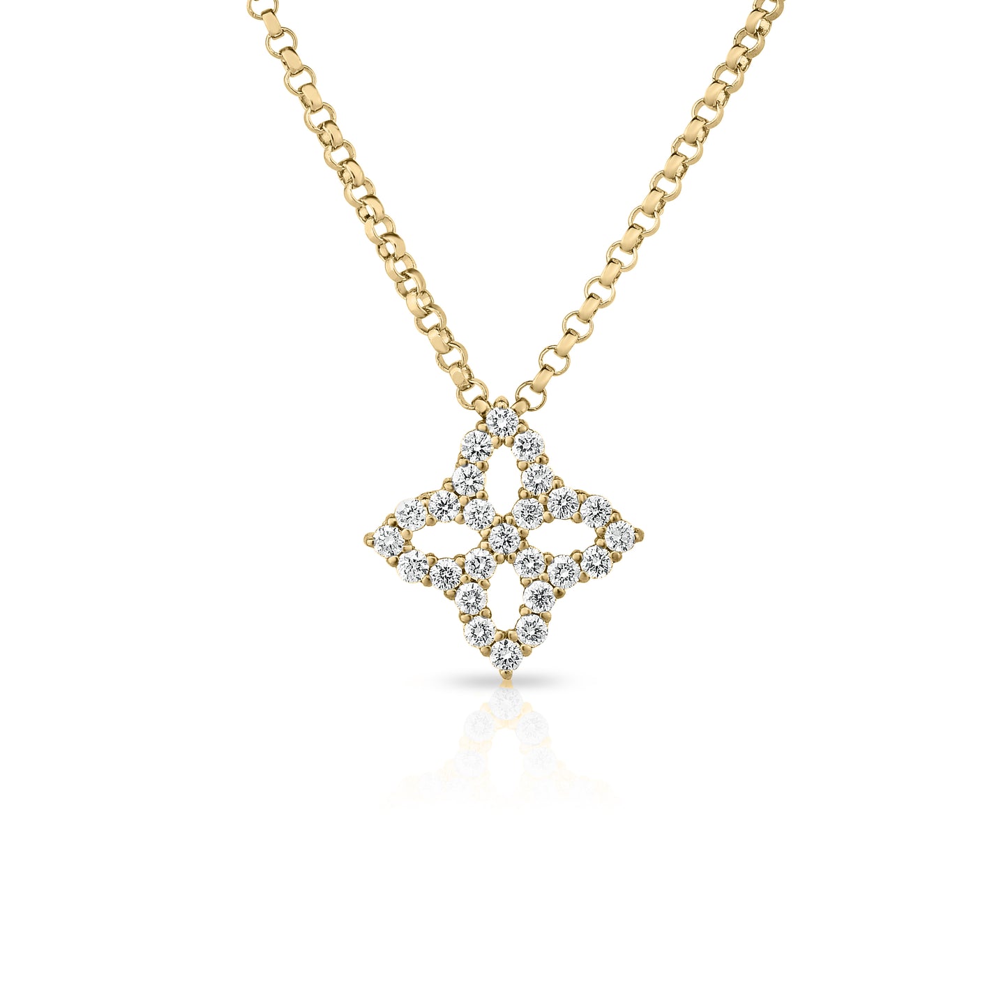 Princess Flower Collection Diamond Pendant