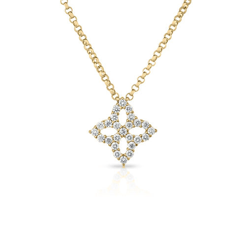 Princess Flower Collection Diamond Pendant