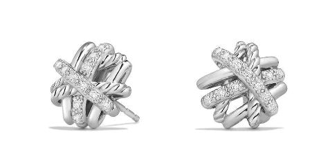 The Crossover Collection Diamond Earrings