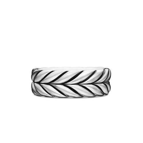 Chevron Collection 8.5 MM Wide Wedding Band