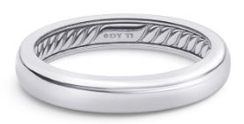 Wedding Band Collection 4MM Alternative Metal