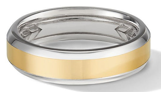 Wedding Band Collection 6 MM Two Tone