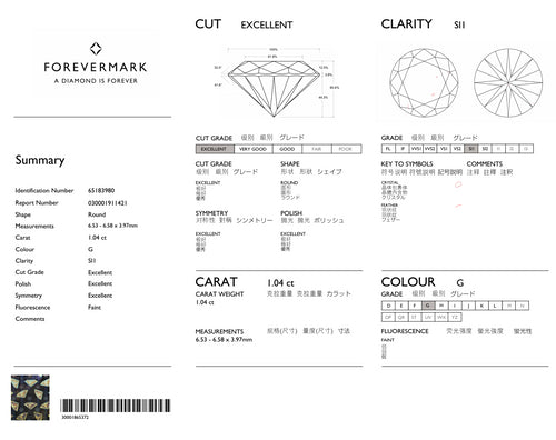 1.04CT BRILL  G-SI1         EX / EX / EX