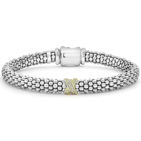 Embrace Collection Diamond "X" Bracelet