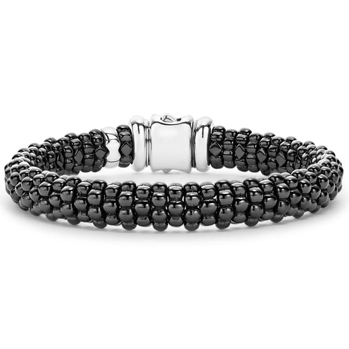 Black Caviar Collection Ceramic Beaded Bracelet