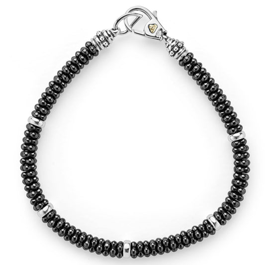 Black Caviar Collection Station Bracelet