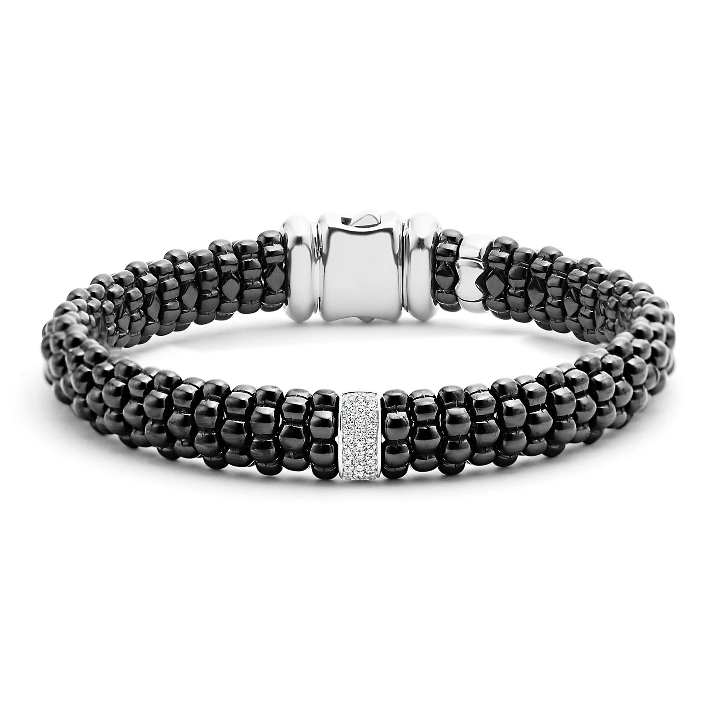 Black Caviar Collection Ceramic Diamond Bracelet