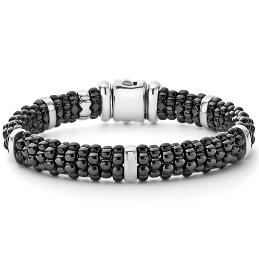 Black Caviar Collection Station Ceramic Bracelet