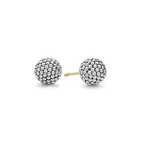 Signature Caviar Collection Beaded Stud Earrings