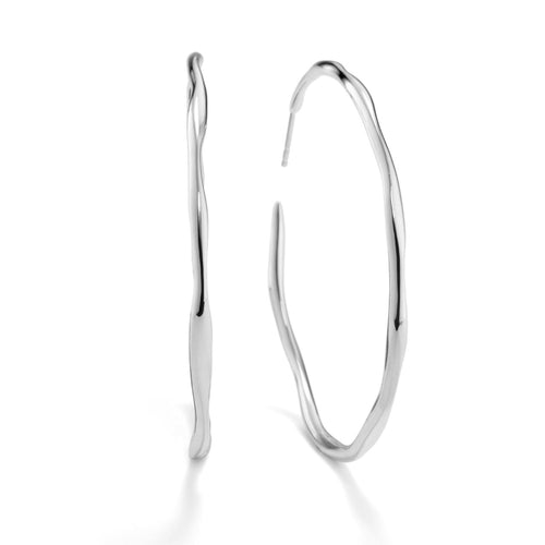 Classico Large Squiggle Hoop Earrings