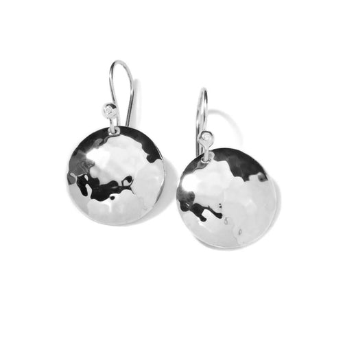 Classico Shiny Drop Disc Earrings