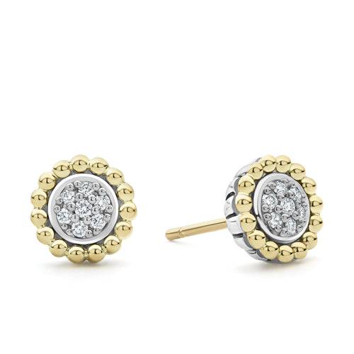 Caviar Lux Collection Diamond Stud Earrings