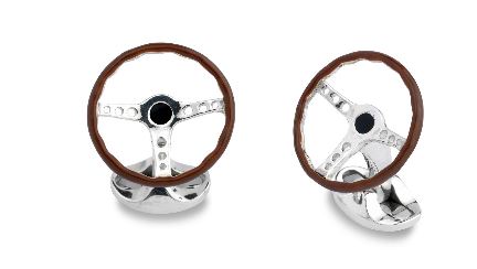 Steering Wheel Cufflinks