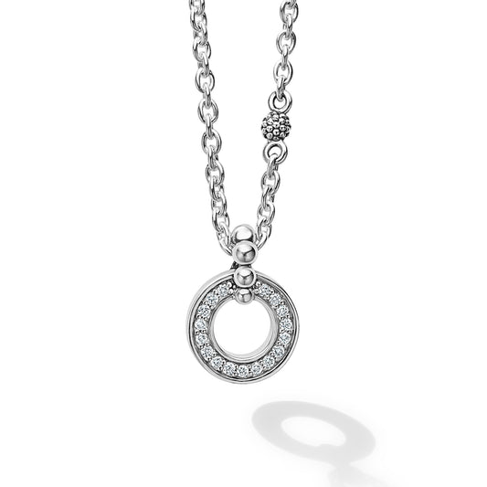 Caviar Spark Collection Diamond Circle Pendant