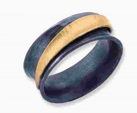 Yin and Yang Inversion Two Tone Ring
