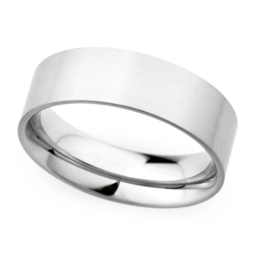 7.0 MM Flat Wedding Band