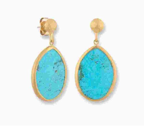 Kingman Mine Turquoise Earrings