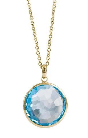 Lollipop Collection Blue Topaz Pendant