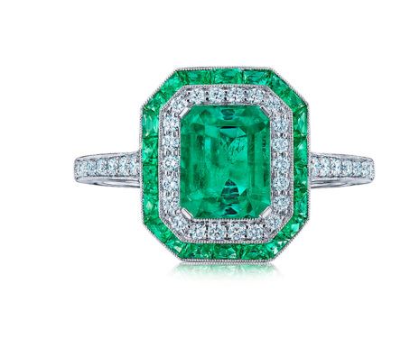 Columbian Sourced Emerald Ring