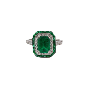 Columbian Sourced Emerald Ring