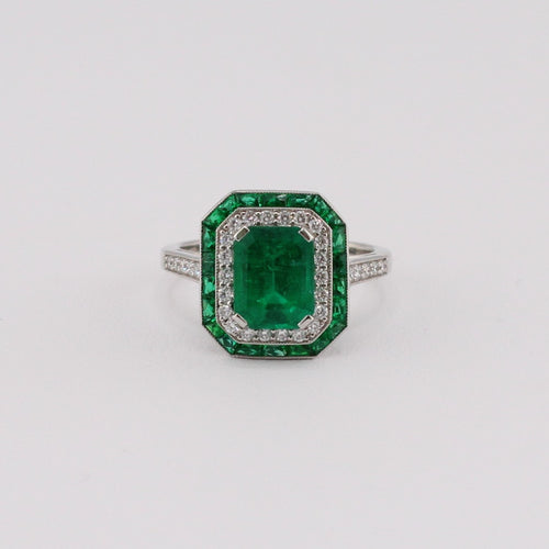 Columbian Sourced Emerald Ring