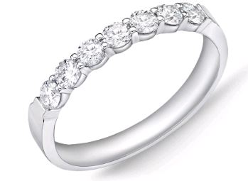 Petite Prong 7-Stone Diamond Band