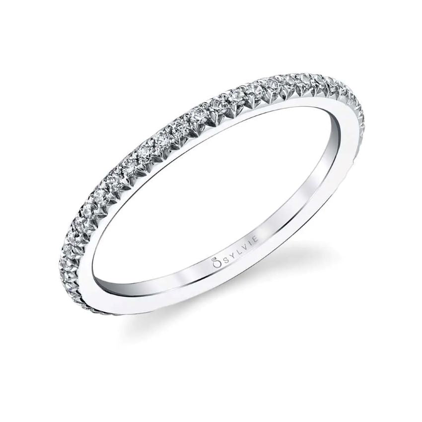Adorlee Diamond Wedding Band