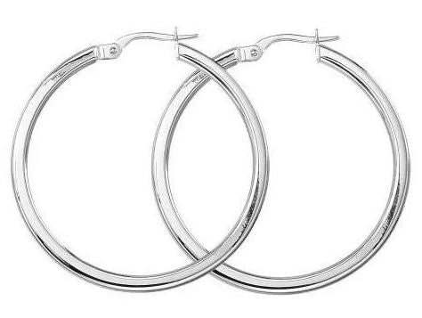 Perfect Gold Hoops Collection Plain Hoop Earrings