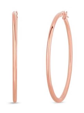 Perfect Gold Hoops Collection Plain Hoops