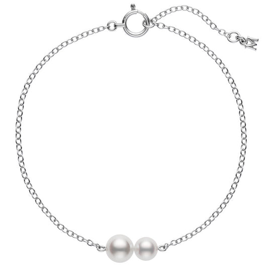 Station Collection Double Pearl Bracelet