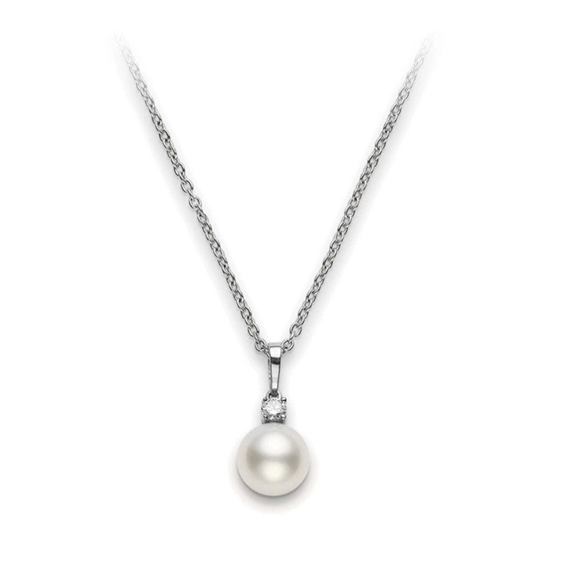 South Sea Pearl & Diamond Pendant Necklace