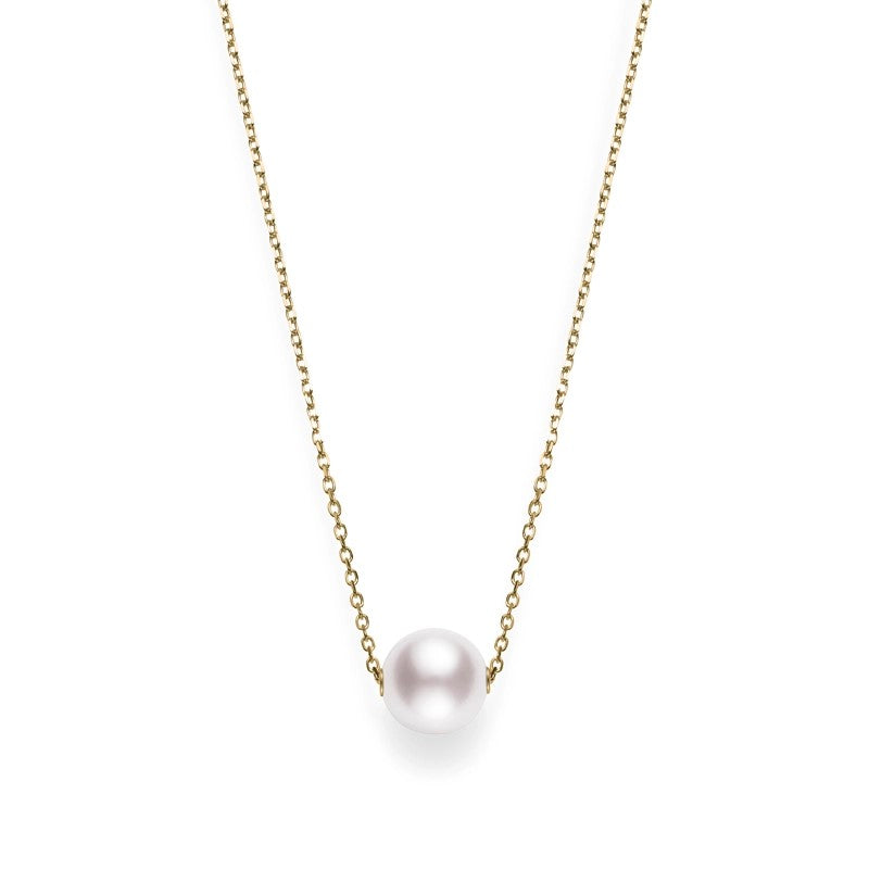 Akoya A+ Cultured Single Pearl Necklace