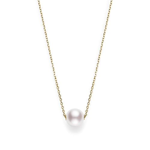 Akoya A+ Cultured Single Pearl Necklace