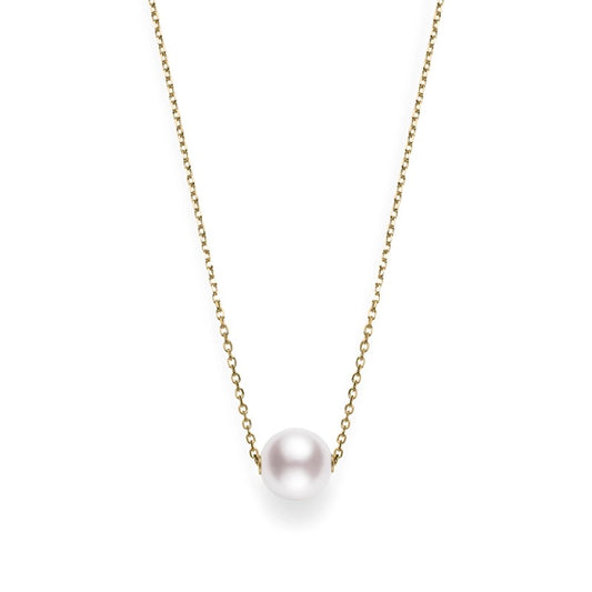 Akoya A+ Cultured Single Pearl Necklace