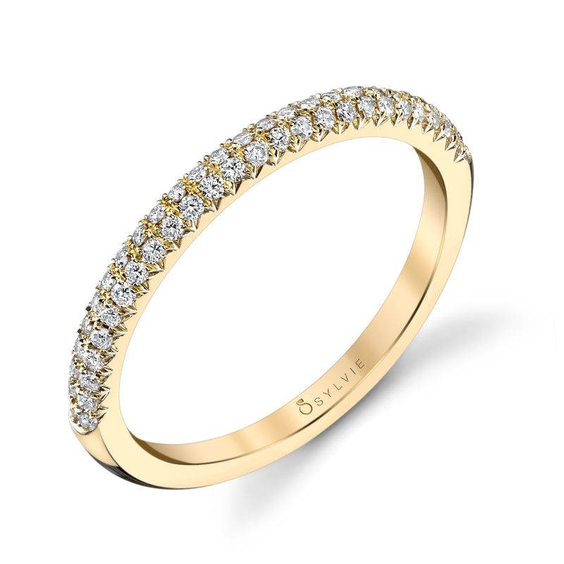 Arielle Pave Set Wedding Band