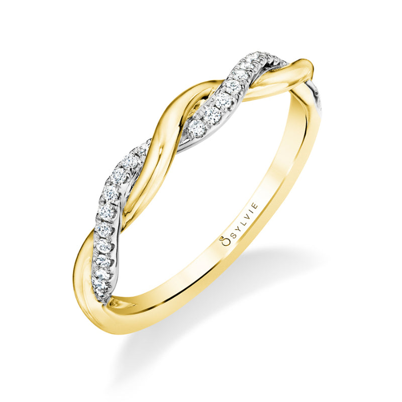 Yasmine Diamond Twist Band