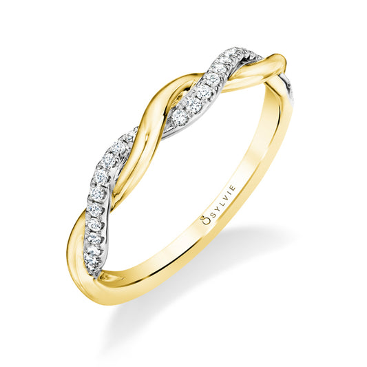 Yasmine Diamond Twist Band