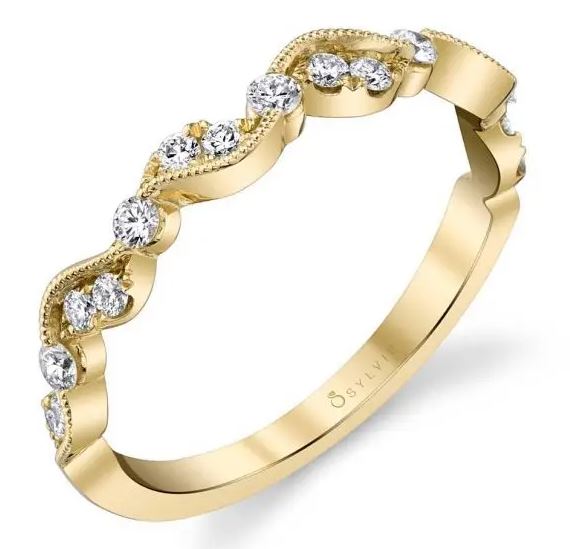 Nathalie Diamond Wedding Band