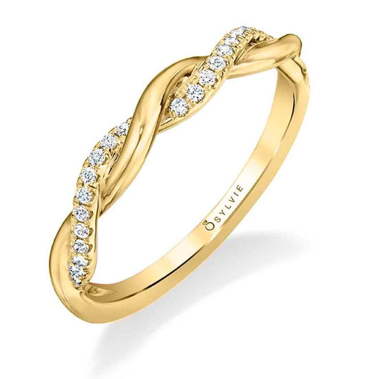 Yasmine Diamond Twist Band