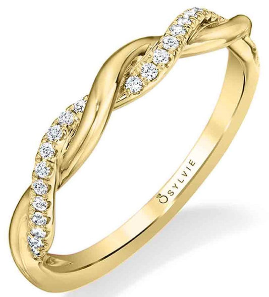 Yasmine Diamond Twist Band